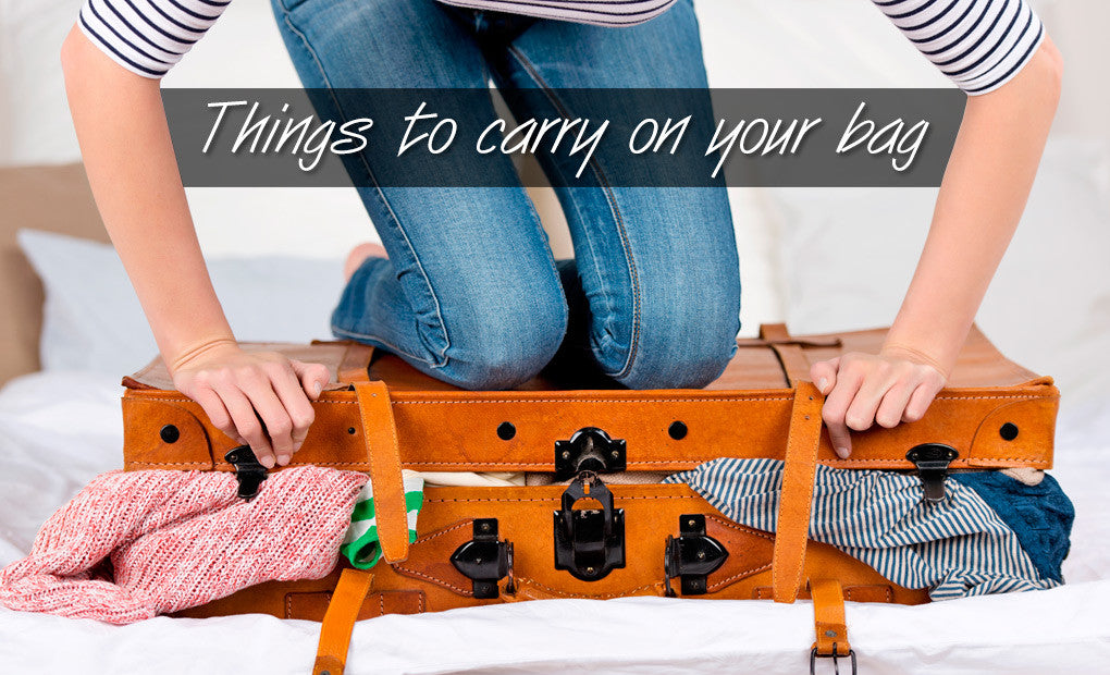 Things to carry on your bag this summer