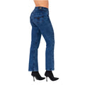 LOWLA 212359 | Regular Rise Butt Lift Straight Colombian Mom Jeans for Women