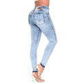 LOWLA 212142 | High Waisted Colombian Prewash Jeans for Women