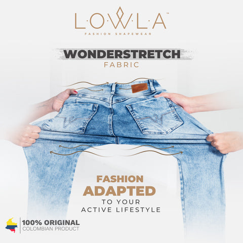 LOWLA 239257 | Pantalones Capri Colombianos con Faja Interna