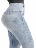 LOWLA 239257 | Colombian Butt Lifter Capri Skinny Jeans with Inner Girdle