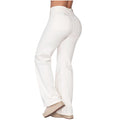 High Waisted White Straight Leg jeans for Women Lowla 242363